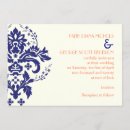 Search for ivory coral wedding invitations Modern