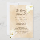 Search for lily funeral invitations In loving memory