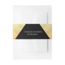 Search for gold foil wedding invitation belly bands Trendy