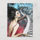 Search for piano birthday cards Girl