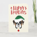Recherche de boxer christmas cards Vacances heureuses