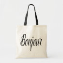 Search for bonjour tote bags Girly