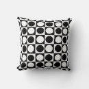 Search for black white circle pattern pillows Minimalist