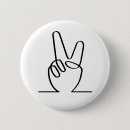 Recherche de doigt badges Paix