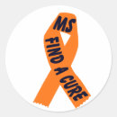 Search for ms ribbon stickers Cure