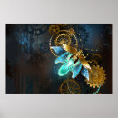 Search for steampunk posters Blue