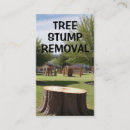 Search for stump removal business cards Tree