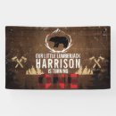 Search for rustic birthday banners Bear