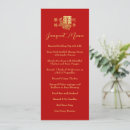 Search for chinese wedding menus Red and gold