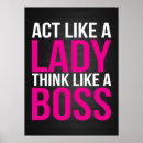 Search for boss lady posters Act