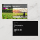 Search for sprinkler business cards Lawn