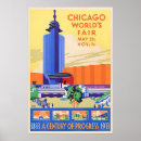 Search for chicago worlds fair posters Retro tourism