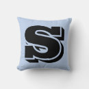 Search for letter s pillows Blue