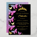 Search for hot pink quinceanera invitations Gold