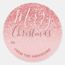 Search for rose gold christmas stickers Blush pink
