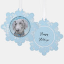 Search for weimaraner ornaments Grey