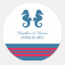 Search for seahorse wedding stickers Ocean