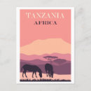 Search for africa postcards Tanzania
