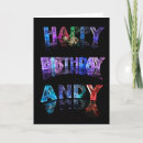 Search for andies cards For him