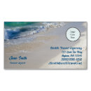 Search for beach scene business cards Travel agency