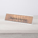 Search for wood name plates Vintage