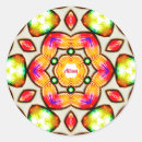 Search for bright rainbow design stickers For her