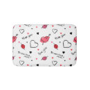 Search for heart bath mats Illustration
