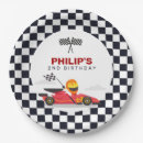 Search for racing cars paper plates Chequered flag