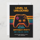 Search for video game controller invitations Gamer girl gamer boy