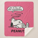 Search for woodstock blankets Peppermint patty