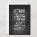 Search for chalkboard graduation invitations Party