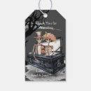 Search for halloween wedding favour tags Black and white