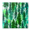 Search for evergreen tree tiles Watercolor