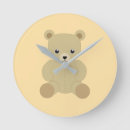 Search for cute teddy bear clocks Heart