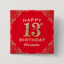 Search for it a boy square buttons Happy birthday