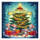 Search for cute mice posters Christmas tree
