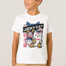 Search for lucky tshirts Maneki neko