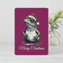 Search for funny frog christmas cards Whimsical