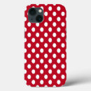 Search for red polka dot iphone cases Red and white