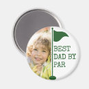 Search for golf lover magnets Best dad by par