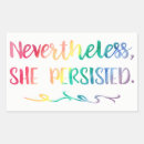Search for for her rectangle stickers Typography