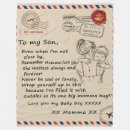 Search for to my son blankets Letter from mom