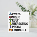 Search for autism awareness cards Unique