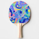 Recherche de fluorescent raquettes ping pong Bleu