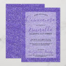 Search for pretty quinceanera invitations Glitter