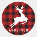 Search for red plaid stickers Reindeer