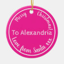 Search for from santa ornaments Xmas