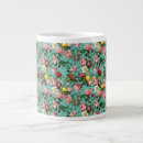 Recherche de turquoise vintage tasses Floral