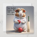 Recherche de cricket invitations Joueur