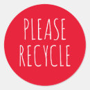 Search for please recycle stickers Green